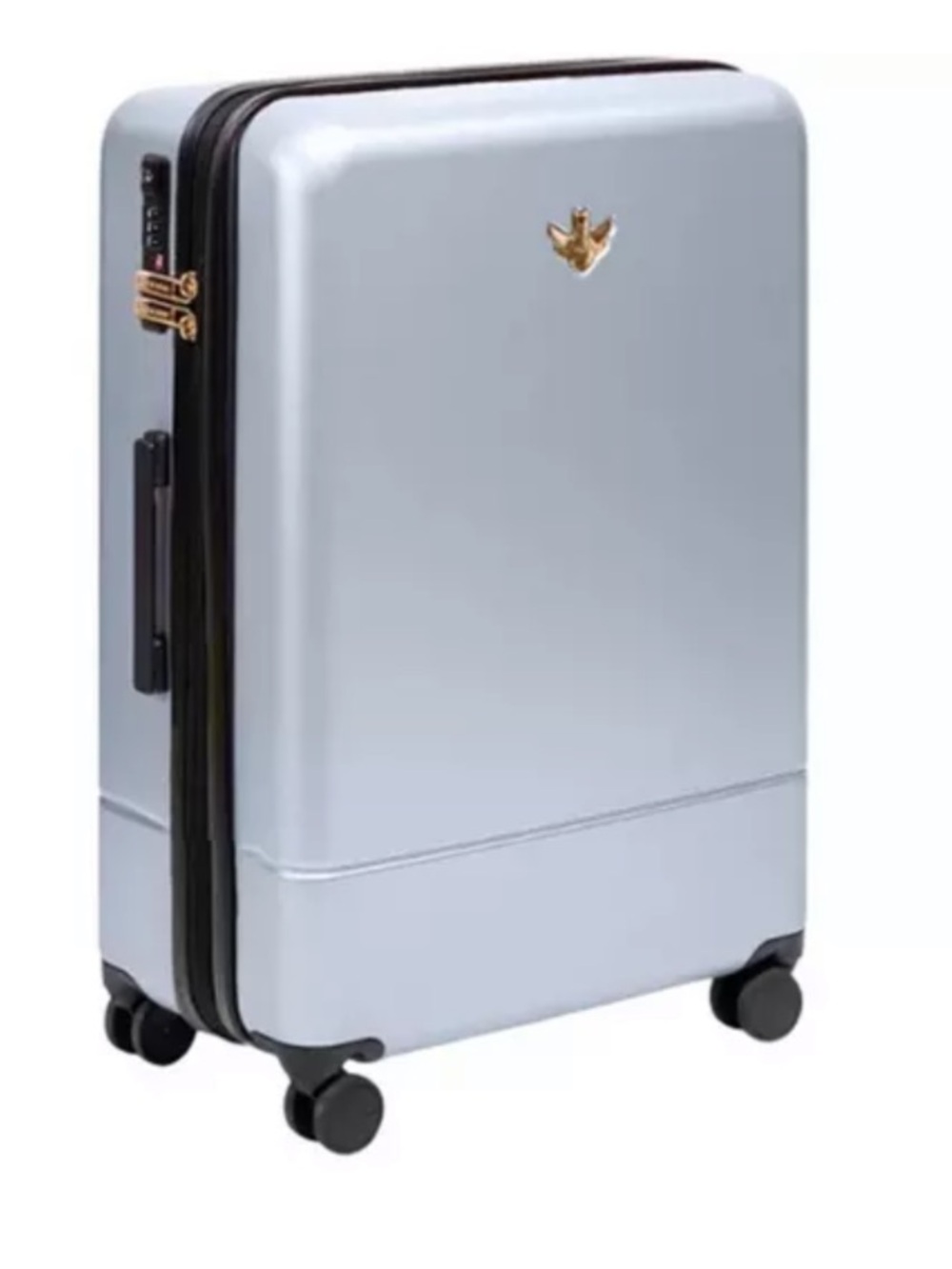 Royce & Rocket Castle Silver/Cloud Pink Hardside 28” midsize